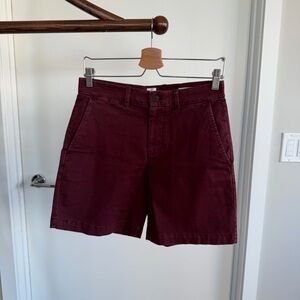 Men's GAP Burgundy Shorts, 28 inch
